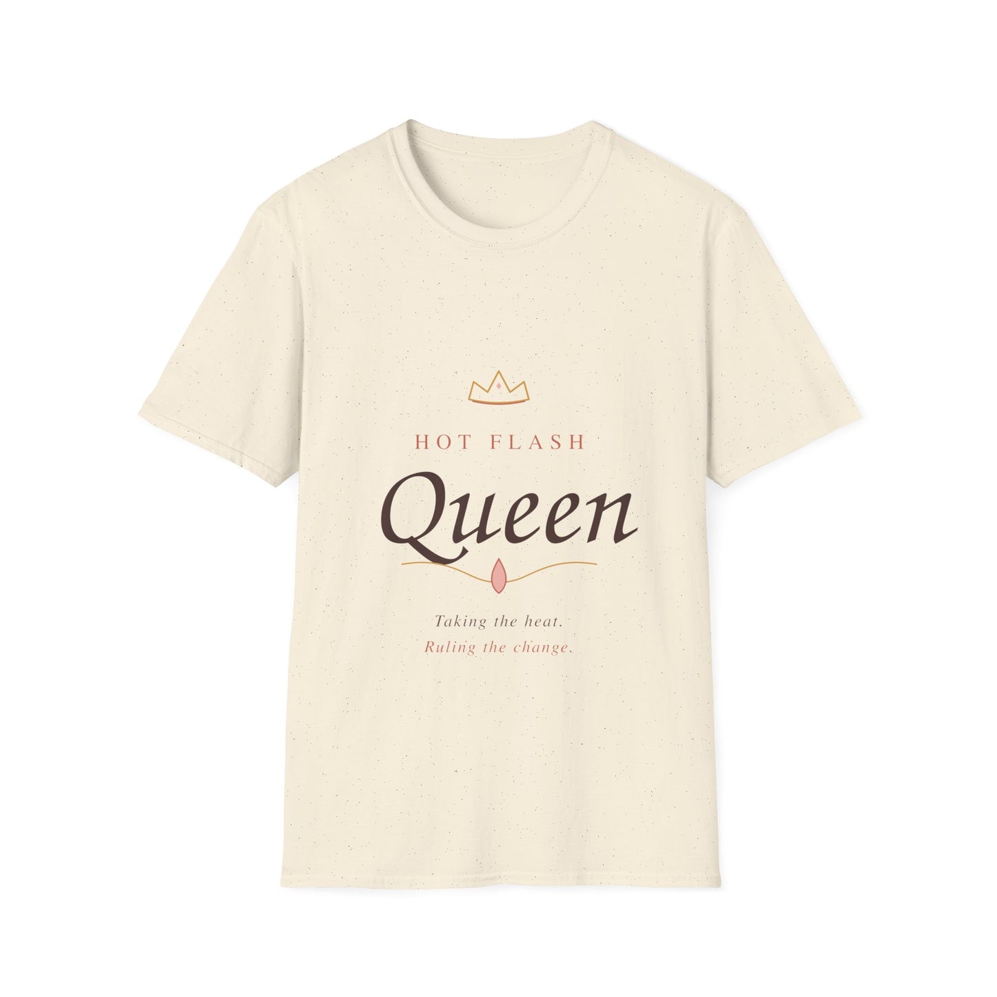 Hot Flash Queen T-Shirt — Empowering Menopause Shirt